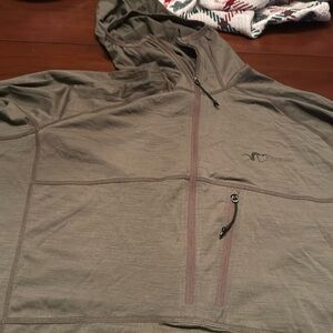 Stone glacier wool hooded shirt xl new no tags
